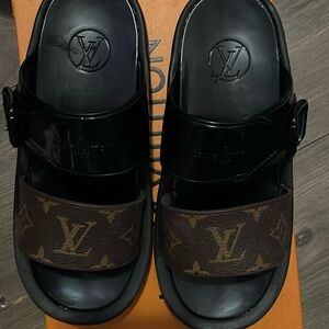 Authentic Louis Vuitton pool slides